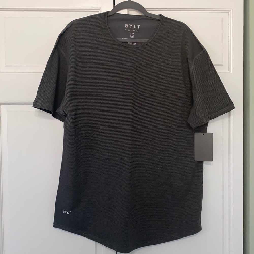 BYLT drop cut, NWT, premium basics, wrinkle free size XL, shirt.